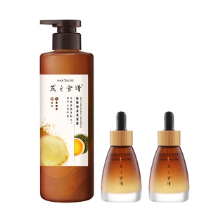 【店播专享】发之食谱防脱精华液姜根茶防断洗发水修护生姜侧柏叶