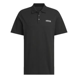 休闲简约学院风翻领短袖POLO衫男装adidas阿迪达斯轻运动