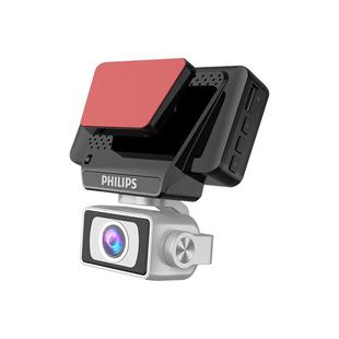 飞利浦4K超高清2025新款行车记录仪360度全景前后双摄免安装无线