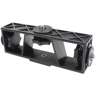 三机位直播手机架夹子支架三脚架头补光灯桌面落地户外三角架配件