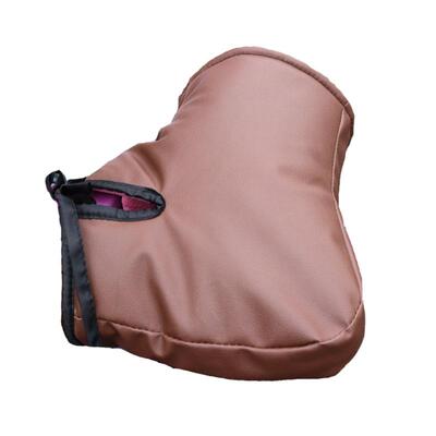 冬季电动车把套手套pu防风防寒