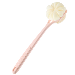 洗澡刷子搓背不求人长柄软毛双面沐浴刷搓泥去灰后背搓澡擦澡神器