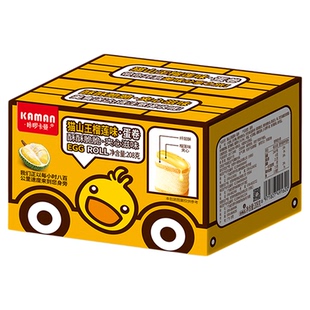 咔啰卡曼夹心鸡蛋卷咸蛋黄榴莲味零食脆饼干凤凰卷办公室休闲零食