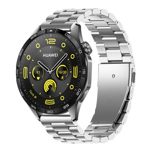 适用于荣耀华为gt5/6手表表带Watch4金属珠钢46/42mm男款GT3腕带watchGT5Pro智能Watch3配件GT2e女荣耀GS3i