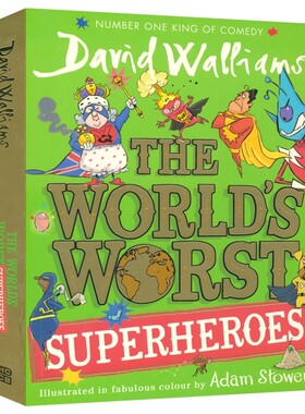 David Walliams The World's Worst Superheroes 大卫威廉姆斯 世界上最糟糕的超级英雄 桥梁书 章节小说 英文原版进口儿童图书