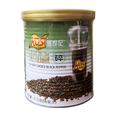 KOS甄想记黑胡椒碎455g黑椒碎意