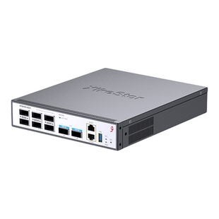 兮克三层管理交换机SKS8300-6Q2C弹性堆叠40G加100G QSFP+光口高速稳定双扇热风扇