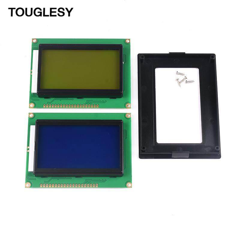 LCD12864液晶显示屏 蓝屏黄屏 带中文字库/无字库 带背光 5V 3.3V