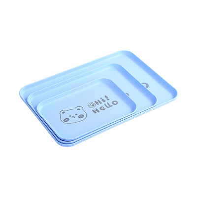 早餐面包面包店托盘食品级PP北欧