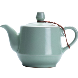 汝窑茶壶过滤单壶陶瓷家用大号容量开片功夫茶具带滤网红茶泡茶器