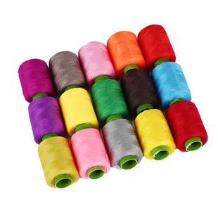 家用针线手缝纫机线宝塔线小卷红黑白手工缝衣服的确良缝纫涤纶线