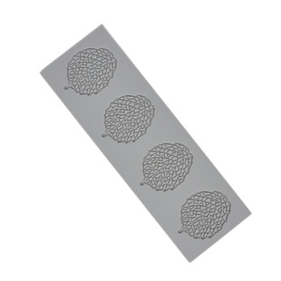 创意菜法式分子料理镂空树叶花朵蕾丝巧克力脆片硅胶模具摆盘装饰