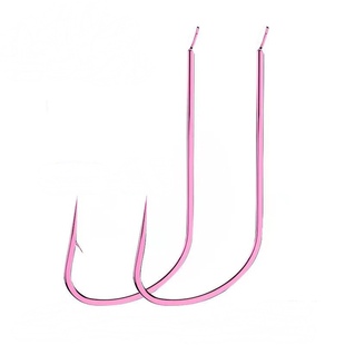 正品袖钩粉色长柄有倒刺无刺细条平打袖黑袖金袖钓鱼钩白条鲫鱼钩