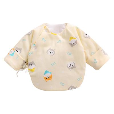 新生婴儿半背衣纯棉和尚服秋冬