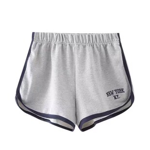 BM短裤美式复古休闲运动裤NEW YORK风格短裤女2026新款夏季短裤bm