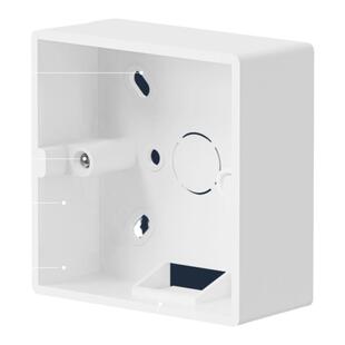 86型加深明线盒墙壁网络插座底盒50mm明装开关接线盒底座PVC阻燃