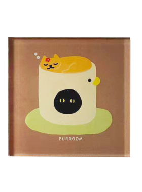 PURROOM原创小鸡桶磁吸冰箱贴