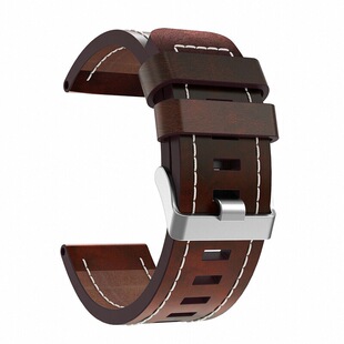 适用于佳明飞耐时Garmin Fenix8X/Fenix7X/Fenix5X/Fenix6X/Enduro3/2EpixPro/Tactix7/MK3i快拆真皮替换表带