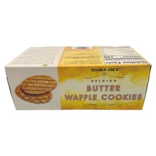 美国直邮TraderJoe's缺德舅比利时黄油华夫饼干特色休闲零食250g