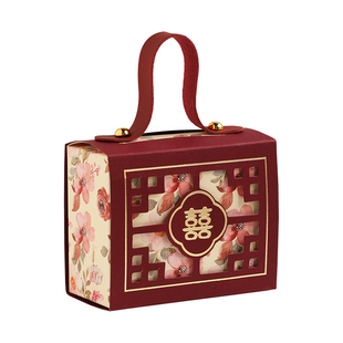 婚礼伴手礼2025新款订婚糖盒结婚喜糖盒子高级感喜糖礼盒纸盒空盒