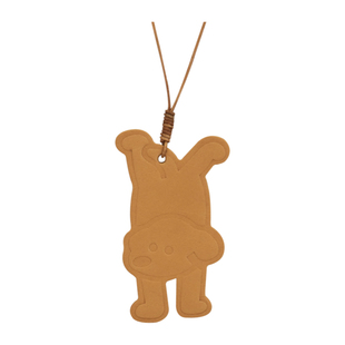 里面LM｜倒立狗狗皮质挂饰钥匙扣皮质包包挂件可爱周边手工个性