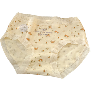 花间集~内裤女生纯棉裆a类棉7a日系少女碎花纯欲甜欲无痕新款