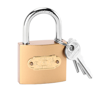 锁门挂锁小锁带钥匙锁小型锁头铜锁家用老式门锁迷你宿舍柜子锁子