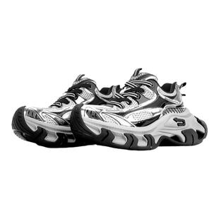 【黄景瑜同款】NEXT IMPULSIVE巴比龙黑色厚底老爹女增高休闲鞋子