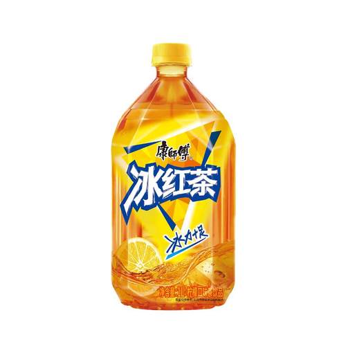 康师傅冰红茶1L*12瓶整箱0脂居家聚餐囤货柠檬味茶饮料