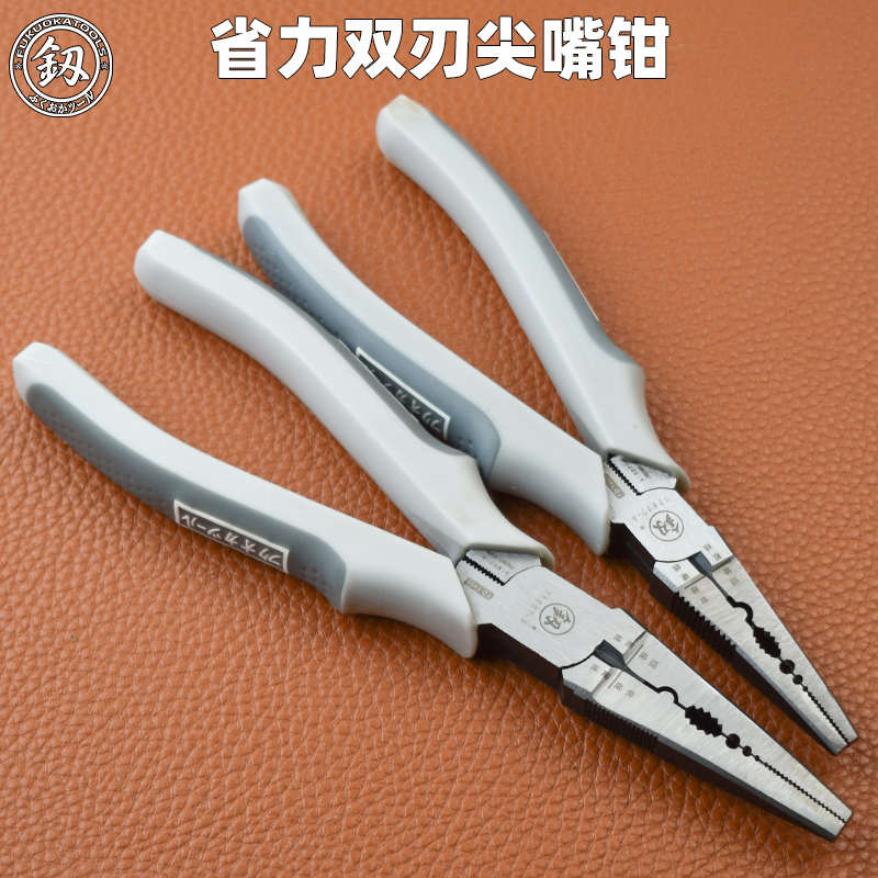 工业级钢丝钳福冈合金钢多功能老虎钳手钳子大全家用剪线电工专用