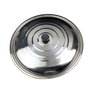 不锈钢锅盖家用万能通用加厚耐高温炒锅铁锅加高加深单独盖子大号