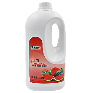 奶茶原料 鲜活果汁 浓缩1:9高倍果汁浓缩饮料 黑森林西瓜汁2.2kg