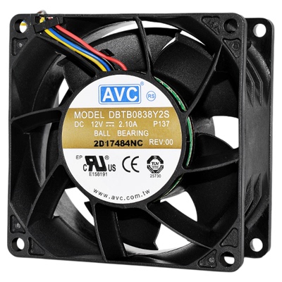 AVC暴力803812V机箱PWM风扇8CM