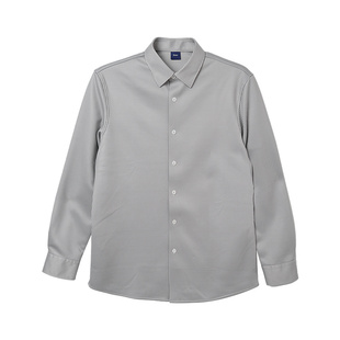 JODOLL乔顿男装羽绒衬衫高级感休闲通勤25年秋冬多层保暖条纹衬衣