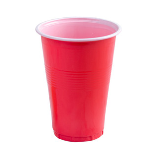 美国派对杯红色一次性塑料杯 创意beerpong游戏杯cups杯子歌杯子