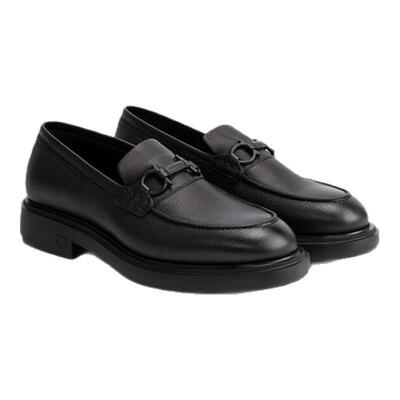 【6期免息】FERRAGAMO菲拉格慕男士Gancini扣饰乐福鞋