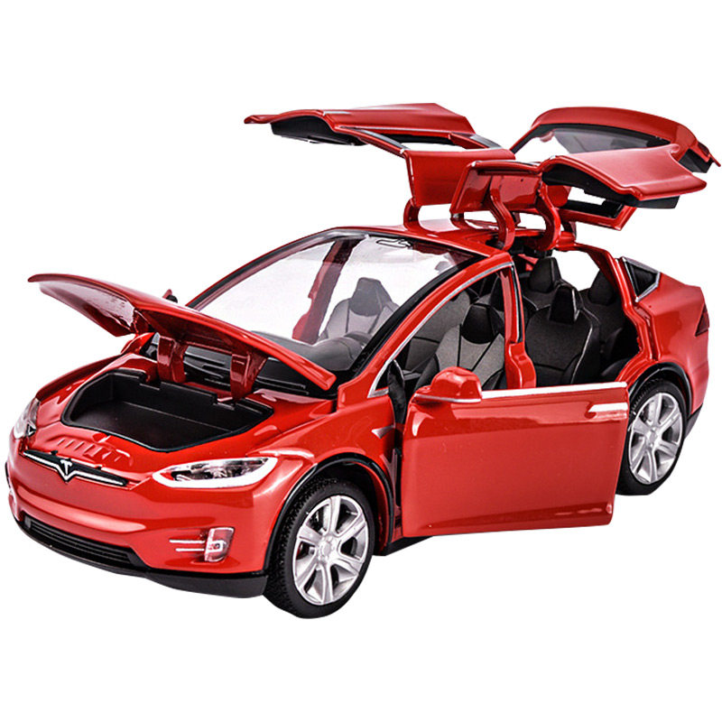 tesla特斯拉132仿真合金模车模