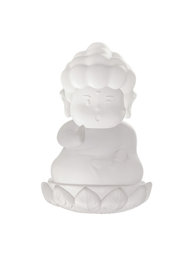 屿陌创意萌佛小新卡通佛像摆件家居玄关电视柜装饰品禅意氛围感