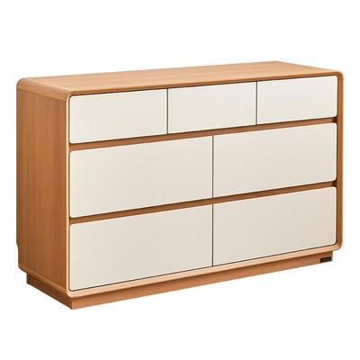 全友家居奶油原木风储物斗柜