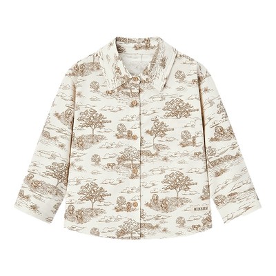 milkbarn儿童长袖衬衣纯棉