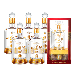 西凤酒醇香藏品52度凤香型白酒整箱500ml*6瓶纯粮食酒送礼长辈
