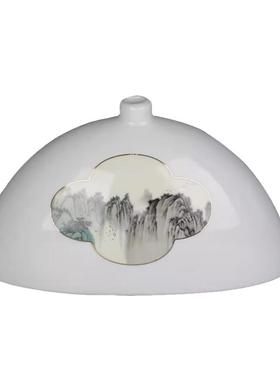 新中式风样板房水墨花瓶软装饰品