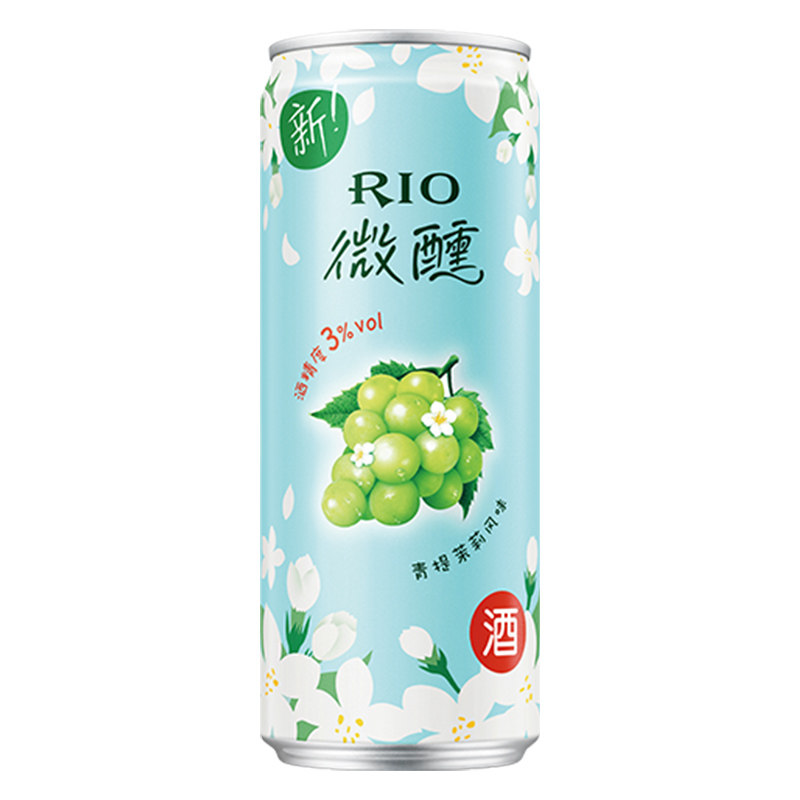 锐澳春季限定微醺茉莉青提6支装