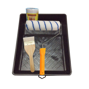 乳胶漆刷滚筒刷伸缩杆油漆刷涂料滚筒刷子托盘保护膜刷墙工具包邮