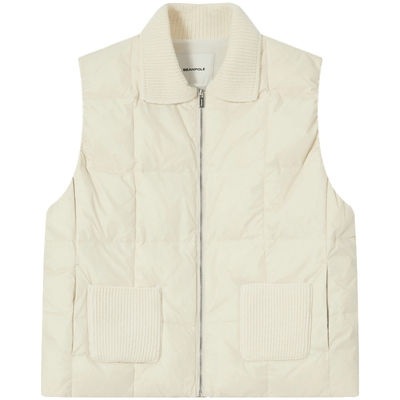 滨波女士鹅绒填充马甲可内搭外穿