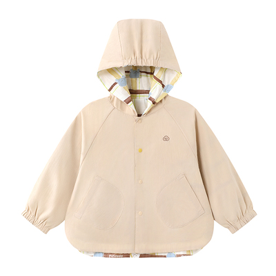 全棉时代秋季新款儿童外套双面穿