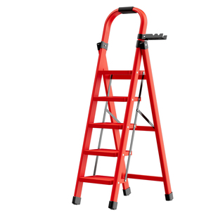 乔迁家用梯子折叠梯多功能伸缩人字梯加宽登高碳钢室内花架梯两用