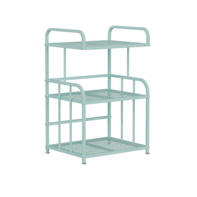 奶油风主机架桌边放置柜