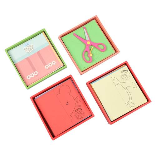 儿童剪纸专注力训练手工DIY折纸宝宝3岁入门简单线稿图案底稿彩纸幼儿园小学生趣味小孩益智玩具动物手工纸