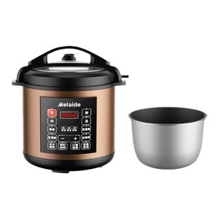 Meaolde/电压力锅家用双胆高压锅5升多功能饭煲全自动智能6人官方